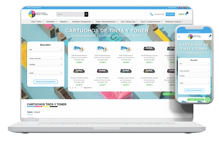 Tienda online Cartuchos Tinta y Toner