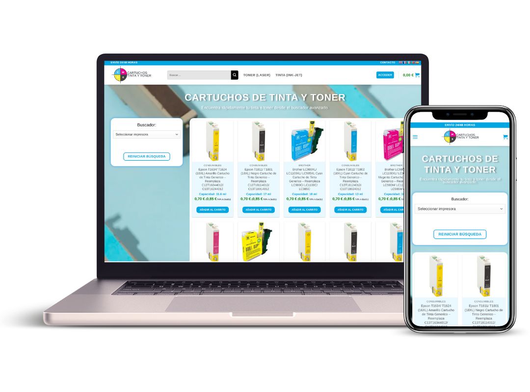 Tienda online Cartuchos Tinta y Toner