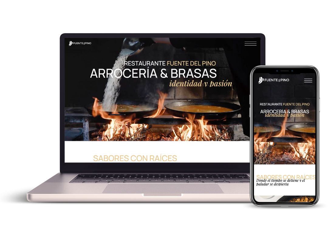 Diseño web restaurante Fuente del Pino